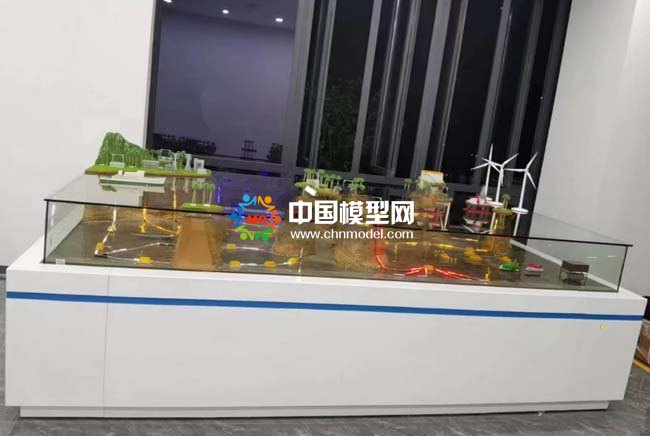 新能源海底電纜鋪設(shè)場景沙盤模型