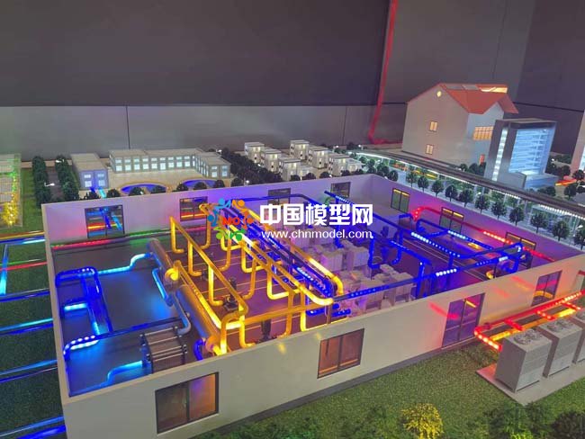 地熱能源站沙盤模型