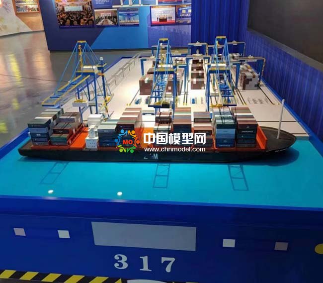 港口物流航運(yùn)沙盤(pán)模型