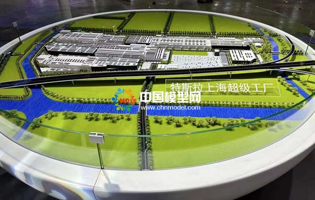 特斯拉（Tesla）上海超級工廠沙盤模型