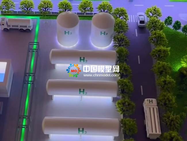 零碳?xì)溥\(yùn)沙盤模型