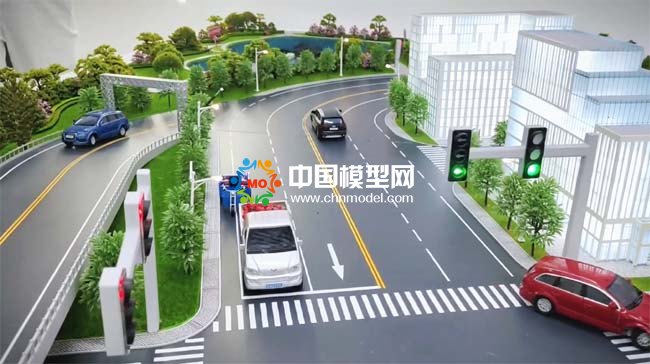 交通管理局道路交通事故演示沙盤模型