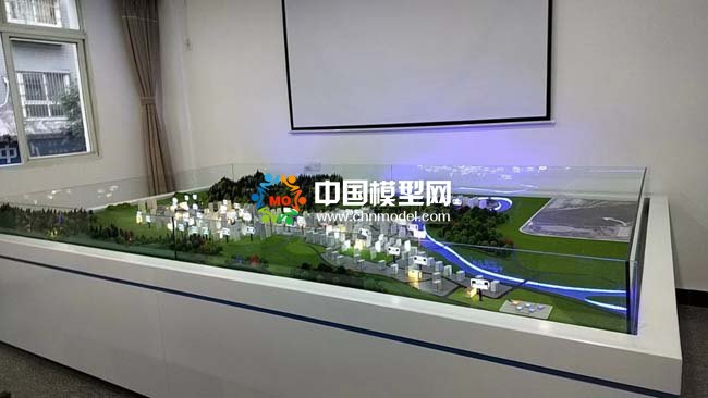 達(dá)川區(qū)規(guī)劃沙盤模型