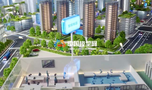 松下綠智造沙盤模型