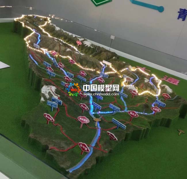 農(nóng)村污水處理運(yùn)維沙盤模型