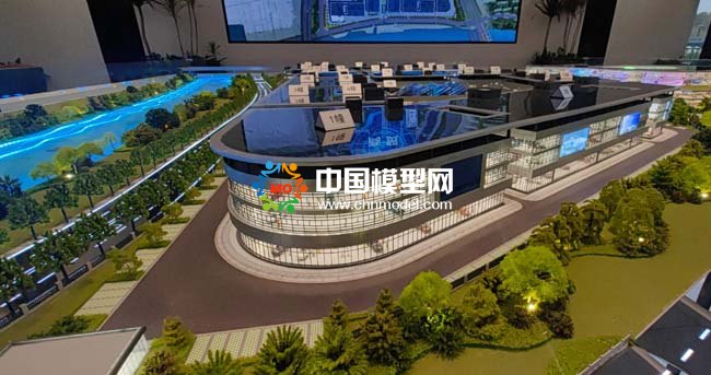 智行汽車產(chǎn)業(yè)園沙盤模型