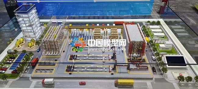 智能工廠智慧物流沙盤模型