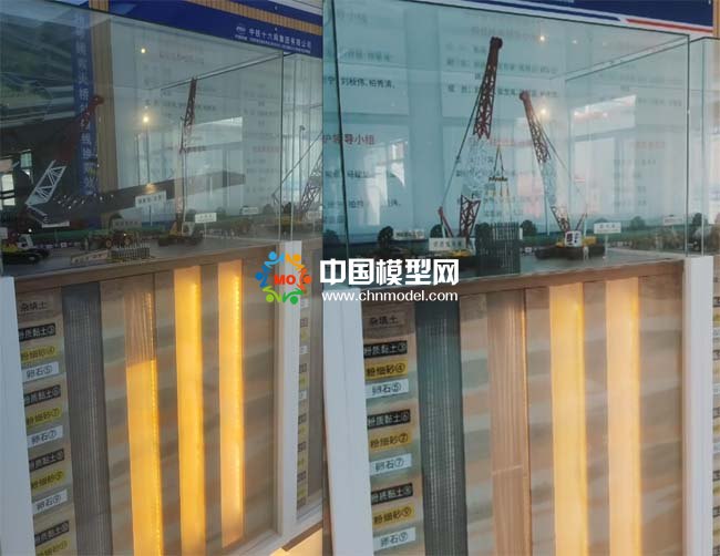 地鐵軌道交通地連墻施工沙盤(pán)模型