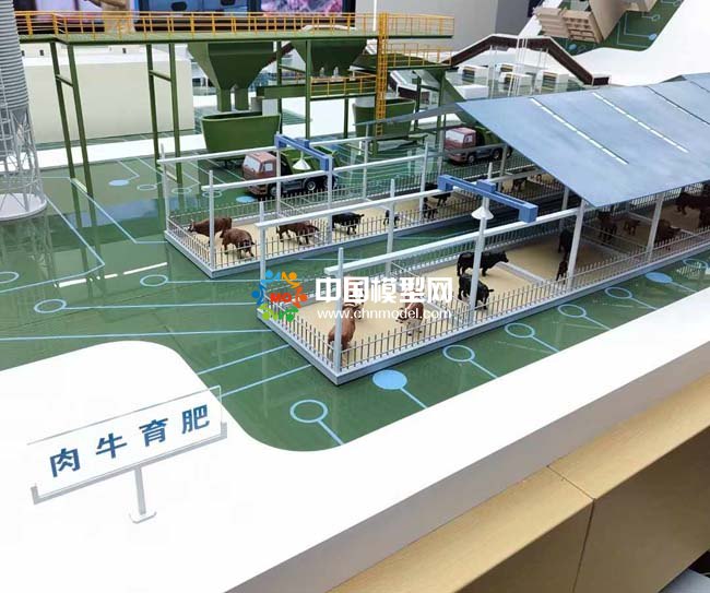 肉牛育肥養(yǎng)牛場(chǎng)沙盤模型