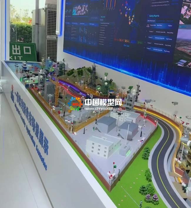 一體化安防業(yè)務(wù)場(chǎng)景沙盤(pán)模型
