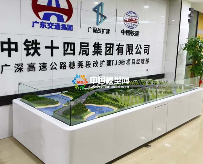 廣深高速公路穗莞段改擴(kuò)建沙盤(pán)模型