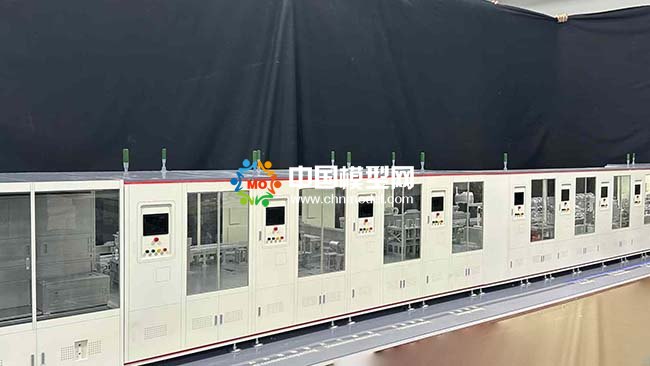 高速高柔線沙盤模型