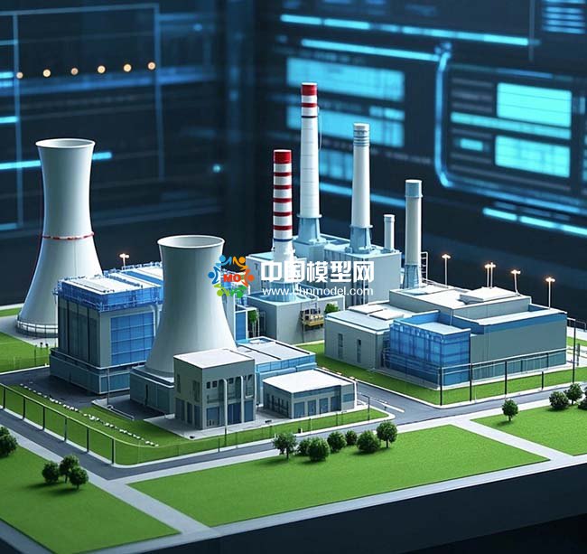 智慧電廠沙盤模型，點亮能源變革新視界