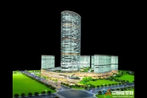 精品商業(yè)綜合體模型：綠地保稅中心模型，蘇寧廣場(chǎng)模型