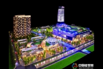 精品商業(yè)綜合體模型：保利國際廣場模型，拉特芳斯模型