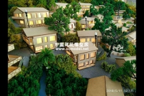 鄉(xiāng)伴攬樹山房建筑模型，展示沙盤模型