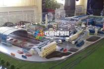 巨能特鋼廠區(qū)沙盤模型，新工藝新技術新材料新裝備實驗基地