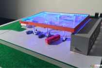 富仁高科加油站模型?，電泳裝配線模型?，德梅柯裝備模型