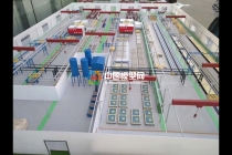 混凝土預制件生產(chǎn)線沙盤模型， 裝配式建筑沙盤模型
