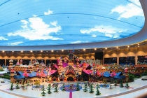 3D打印的恒大童世界建筑模型, 100多臺(tái)SLA設(shè)備，2.6噸光敏樹(shù)脂