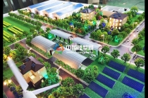 光伏電站應(yīng)用場景沙盤模型，太陽能光伏屋頂發(fā)電沙盤模型