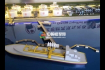 液化天然氣碼頭沙盤(pán)模型