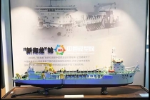 疏浚船舶模型新海龍輪