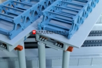 橋梁模型跨高鐵拆除連續(xù)梁工程實例模型